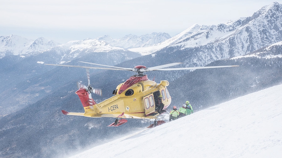 The Italian Mountain Rescue service
