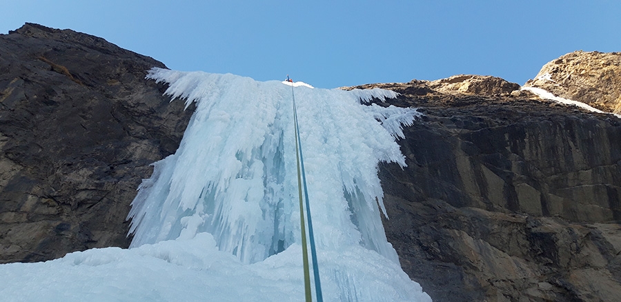 Valle del Braulio, Bormio ice climbing