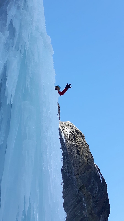Valle del Braulio, Bormio ice climbing