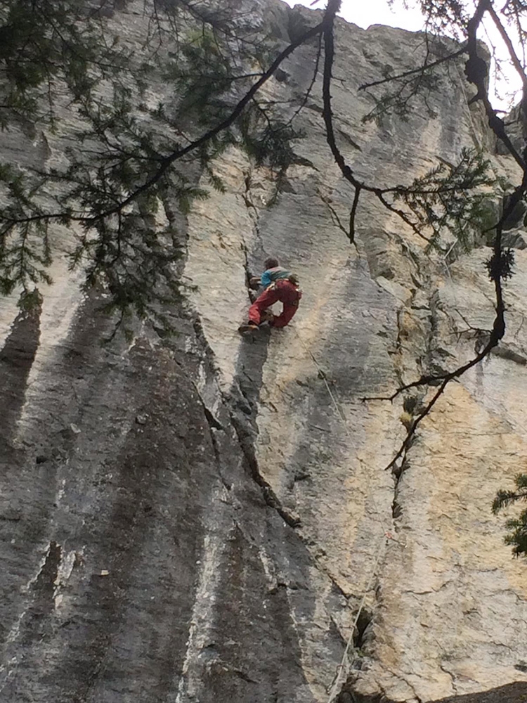 Climbing at Barliard, Ollomont, Valle d’Aosta