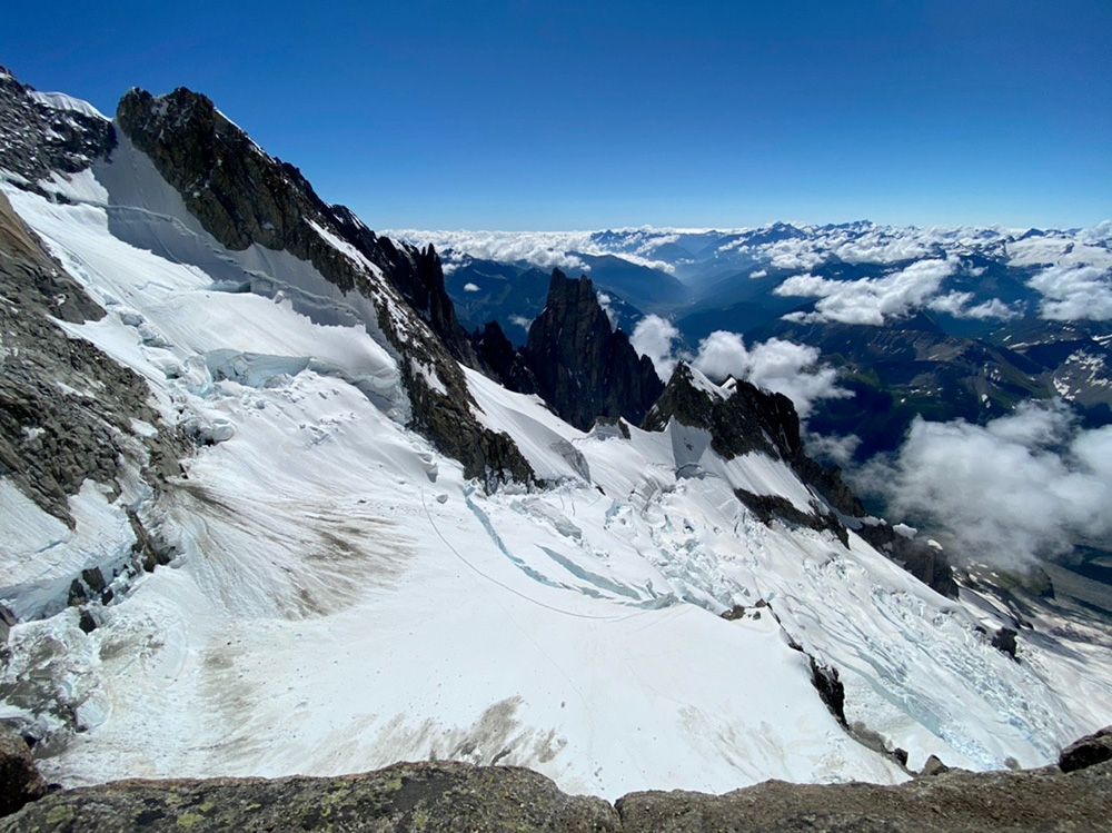 Federica Mingolla, Incroyable, Pilastro Rosso del Brouillard, Mont Blanc