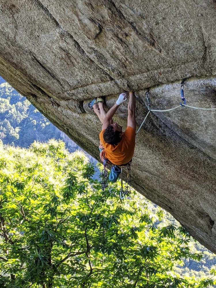 Climbing in Valle Orco, Greenspit