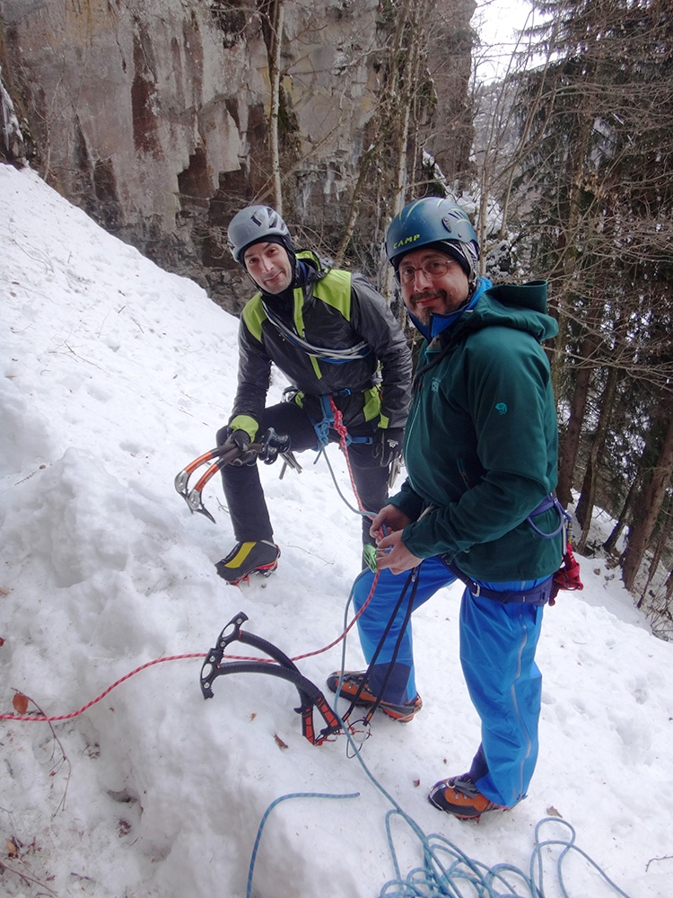 Val Daone, ice climbing