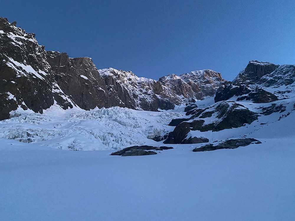 Mont Brouillard, Couloir del Quid Pluris, Denis Trento, Mont Blanc