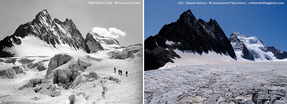 Sulle tracce dei ghiacciai, Ecrins, Monte Bianco, Fabiano Ventura