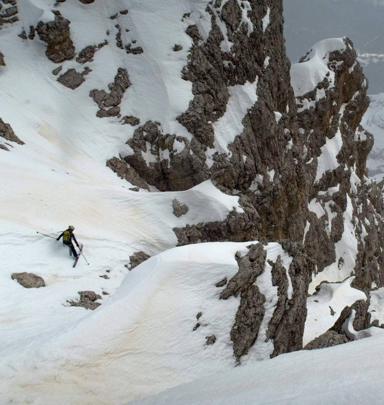 Dolomite extreme skiing, Francesco Vascellari