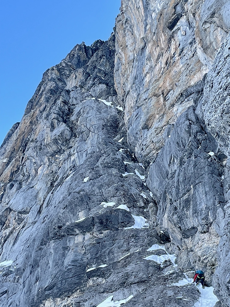 Eiger parete nord Face, Heckmair, Laura Tiefenthaler, Jana Möhrer