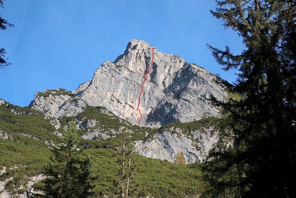 Arnplattenspitze, Wetterstein, Austria, Benedikt Hiebl, Barbara Vigl