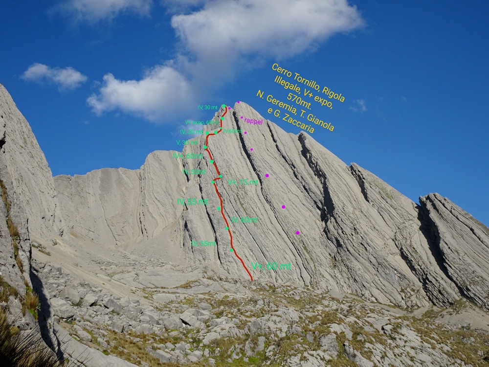 Cerro Tornillo, Peru, Nicolò Geremia, Thomas Gianola, Giovanni Zaccaria