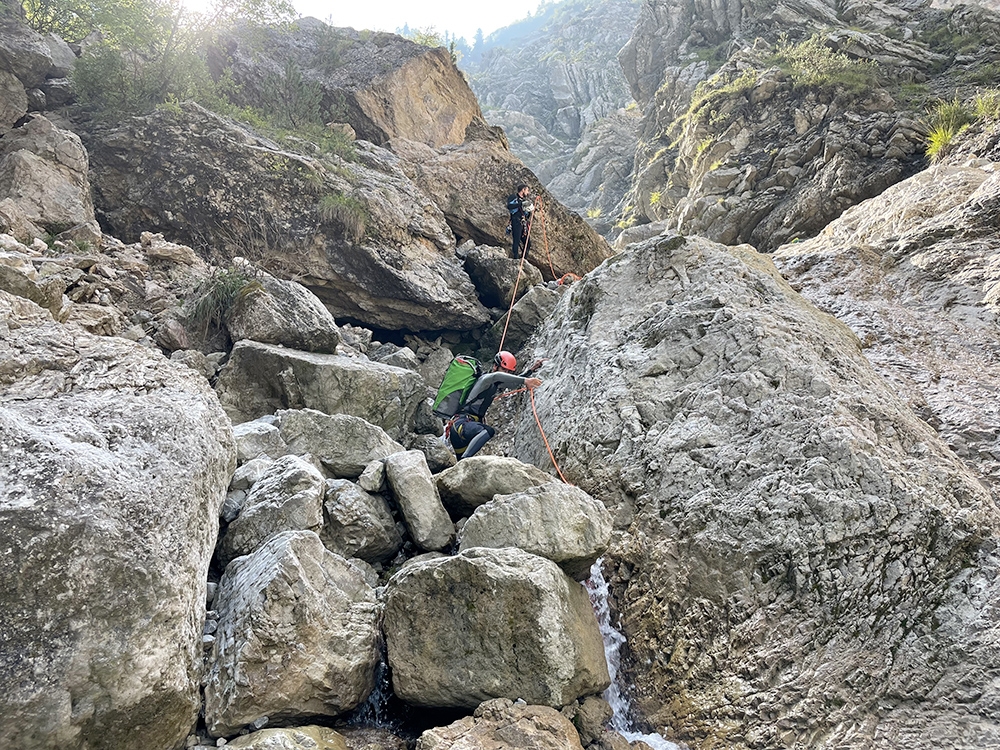 Canyon della Val Scura, Altopiano di Lavarone, Giulia Gabani, Francesco Sauro