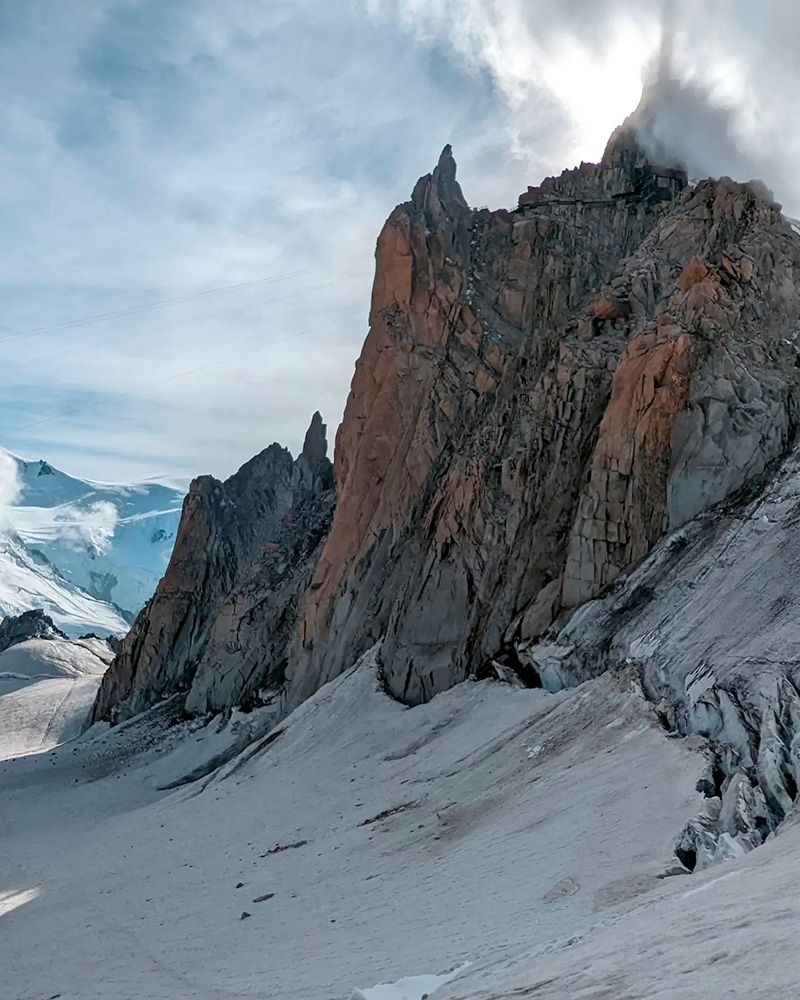 Cosmiques Arête, Mont Blanc