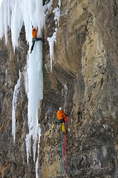 Jasper and Rathmayr ice climbing fest in Bernese Oberland