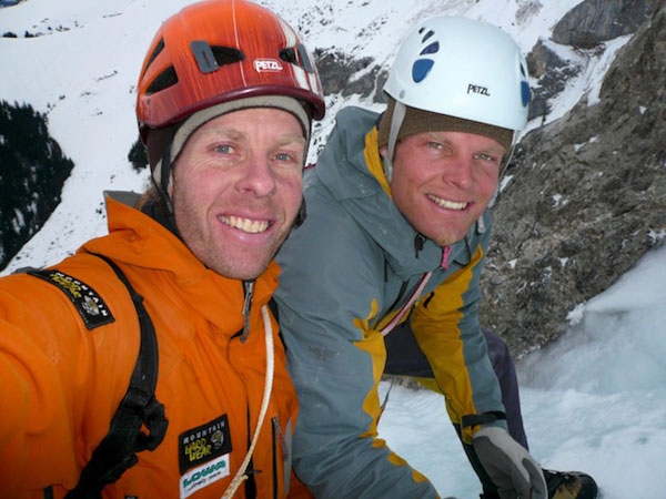 Jasper and Rathmayr ice climbing fest in Bernese Oberland