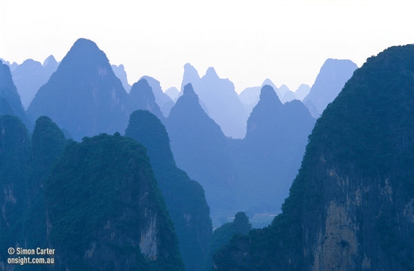 Rock climbing at Yangshuo, China