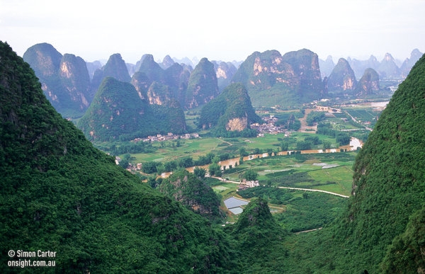 Rock climbing at Yangshuo, China