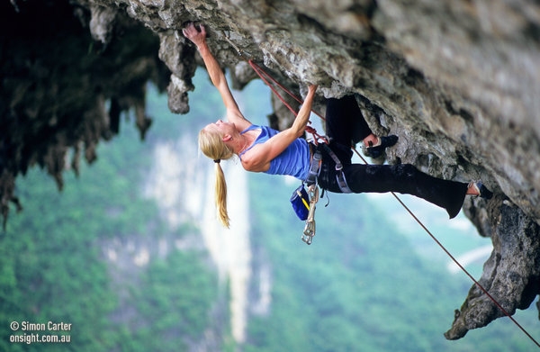 Rock climbing at Yangshuo, China