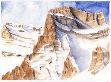 Riccarda de Eccher: la montagna, l'alpinismo e la pittura