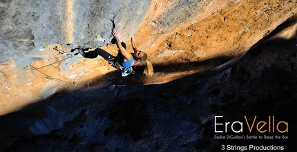 Sasha DiGiulian climbs Era Vella at Margalef