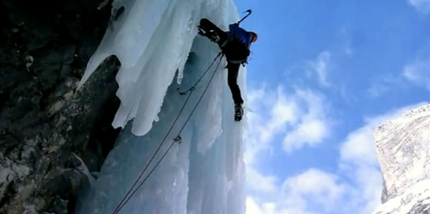 Attraverso Travenanzes icefall first ascent