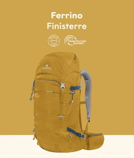 Ferrino Recycled Spring Summer Collection 2022 - Ferrino propone una collezione realizzata con prodotti in tessuto 100% riciclato e certificati GRS (Global Recycled Standard)
