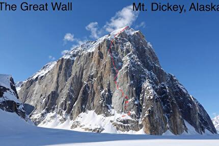 Grande nuova via sul Mt. Dickey nella Ruth Gorge in Alaska per Tom Livingstone e Gašper Pintar