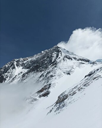 Silvestro Franchini Lhotse - Everest visto da Silvestro Franchini durante la fase di acclimatamento per il Lhotse, primavera 2024