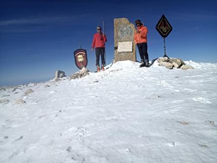 Libano scialpinismo - Scialpinismo in Libano: la cima del Qornet al-Sawda. (3)