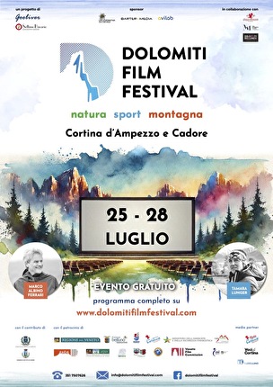 Dolomiti Film Festival 2024 dal 25 - 28 luglio in Cadore