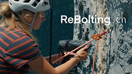 ReBolting- maintaining climbs in Switzerland