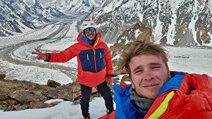 K2 - Tommaso Lamantia and Matteo Sella while acclimatising on K2, July 2024