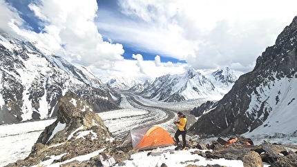 K2  - Matteo Sella e Tommaso Lamantia, acclimatamento a 6100m sulla sud del K2, luglio 2024