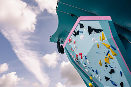 Paris 2024 Olympic Games - Paris 2024 Olympic Games: training session at the Le Bourget climbing wall