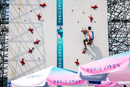 Paris 2024 Olympic Games - Paris 2024 Olympic Games: training session at the Le Bourget climbing wall