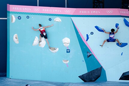 Paris 2024 Olympic Games - Jakob Schubert & Sorato Anraku, Paris 2024 Olympic Games, Semifinal Boulder