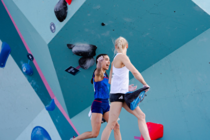 Paris 2024 Olympic Games - Brooke Raboutou & Janja Garnbret, Paris 2024 Olympic Games, Semifinal Boulder day 2