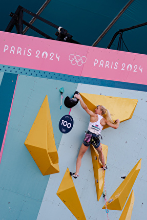 Janja Garnbret Paris 2024 Olympic Games - Janja Garnbret, Paris 2024 Olympic Games, Semifinal Lead day 4