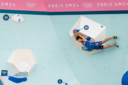 Sorato Anraku Paris 2024 Olympic Games - Sorato Anraku, Paris 2024 Olympic Games, Combined Boulder & Lead Finals day 5