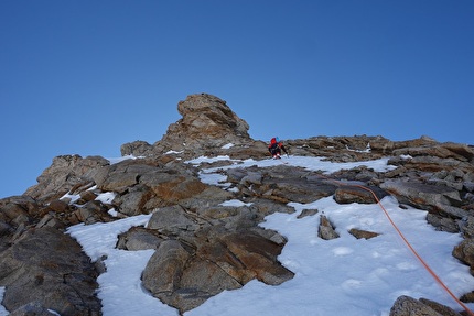 Aleš Česen Tom Livingstone Gasherbrum III - Aleš Česen & Tom Livingstone making the first ascent of the West Ridge of Gasherbrum III, summer 2024