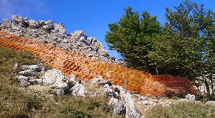 Parco delle Madonie (Sicilia) - I lavori per l'osservatorio astronomico sulla cima del Monte Mufara nel Parco delle Madonie.