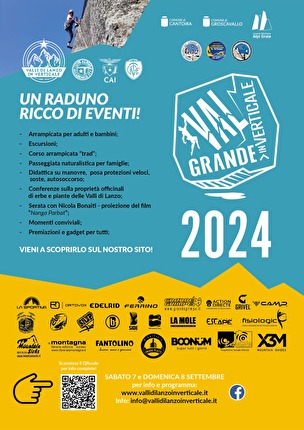 Vallone de Sea - Nel weekend del 14 e 15 settembre 2024 si terrà il raduno di arrampicata ed escursionismo 'Val Grande in Verticale’ nel Vallone di Sea e in Val Grande di Lanzo.