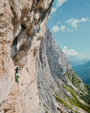 Ego Land in Marmolada (Dolomiti) di Bernardo Rivadossi, Massimo Faletti e Luca Bana