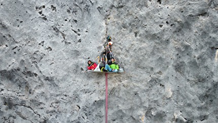 Francesco Favilli - Francesco Favilli with Mirco Grasso on 'Invisibilis', Marmolada, Dolomites, summer 2023 