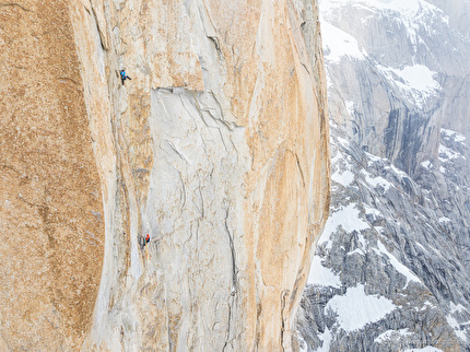 Grand Diedre Desplomando, Trango Tower - Grand Diedre Desplomando, Trango Tower (Tomáš Buček, František Bulička, Martin Krasňanský, Michal Mikušinec, summer 2024)