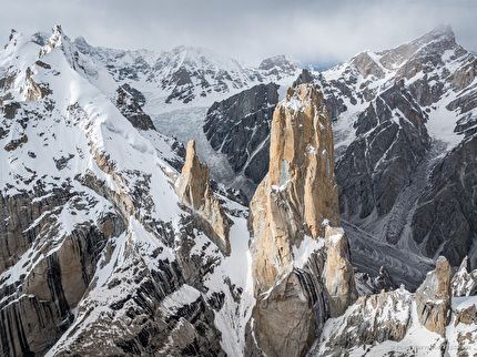 Grand Diedre Desplomando, Trango Tower - Grand Diedre Desplomando, Trango Tower (Tomáš Buček, František Bulička, Martin Krasňanský, Michal Mikušinec, estate 2024)