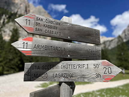 Capanna Alpina - Rifugio Scotoni, Dolomiti - Da Capanna Alpina al Rifugio Scotoni (Dolomiti)