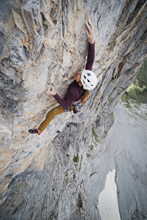 Nemuel Feurle, Jacopo Larcher and Babara Zangerl repeat Seventh Direction (8c, 220m) in Rätikon