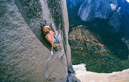 The Nose, El Capitan, Yosemite, Billy Ridal, Alex Waterhouse - Billy Ridal climbing 'The Nose', El Capitan, Yosemite, November 2023