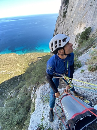 Punta Argennas, Sardegna, Alessandro Beber, Matteo Faletti, Marco Maganzini - L'apertura di 'Coro Meu' alla Punta Argennas in Sardegna (Alessandro Beber, Matteo Faletti, Marco Maganzini 10/2024)