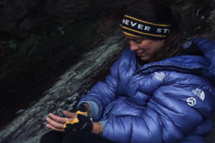 Caroline Ciavaldini - Caroline Ciavaldini climbing 'Greenspit' in Valle dell’Orco, Italy, November 2024