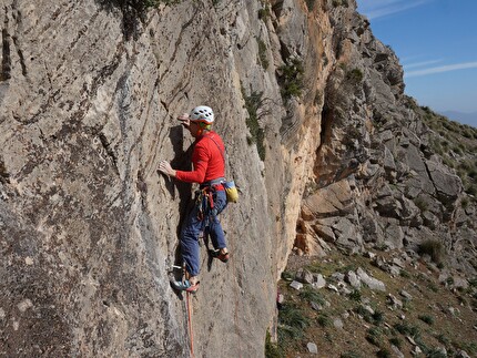 Tunisia, Halg Itwiln Djebel Zaghouan, Markus Aufderklam, Luca Giupponi, Rolando Larcher - 'Quarantaine' al Halg Itwil (Djebel Zaghouan, Tunisia): Luca Giupponi in apertura 1° tiro